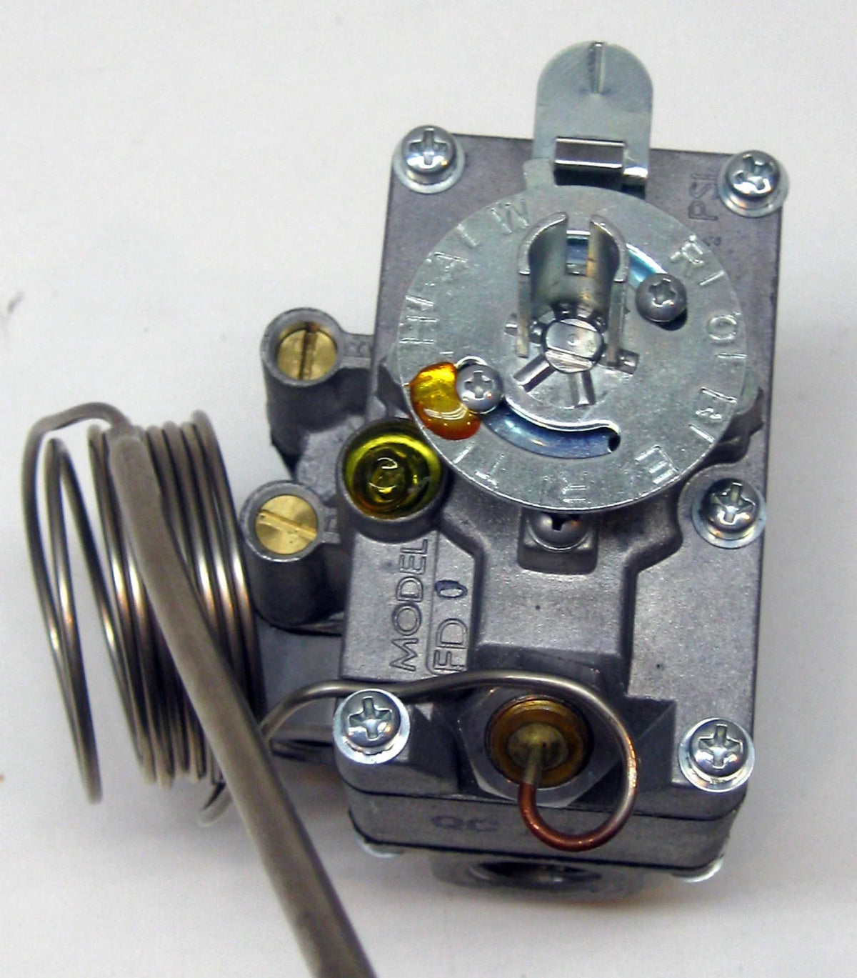 Gas Thermostat, 3/8 in Pipe, 150 to 550 F D883737