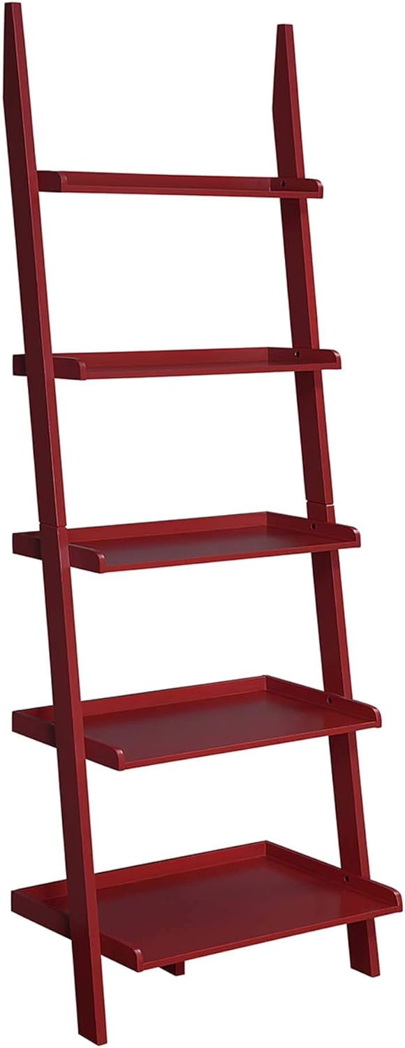 Espresso Bookshelf Ladder W7051
