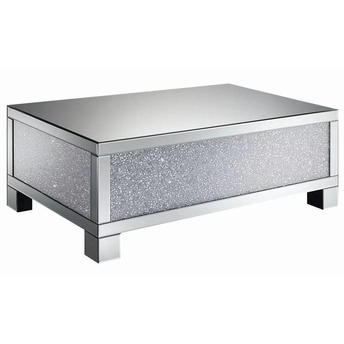 49" Mirrored Accent Coffee Table P9278