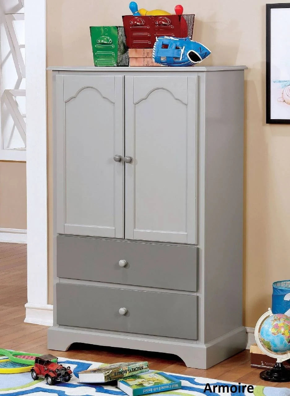 Gray Twin Bed I91583