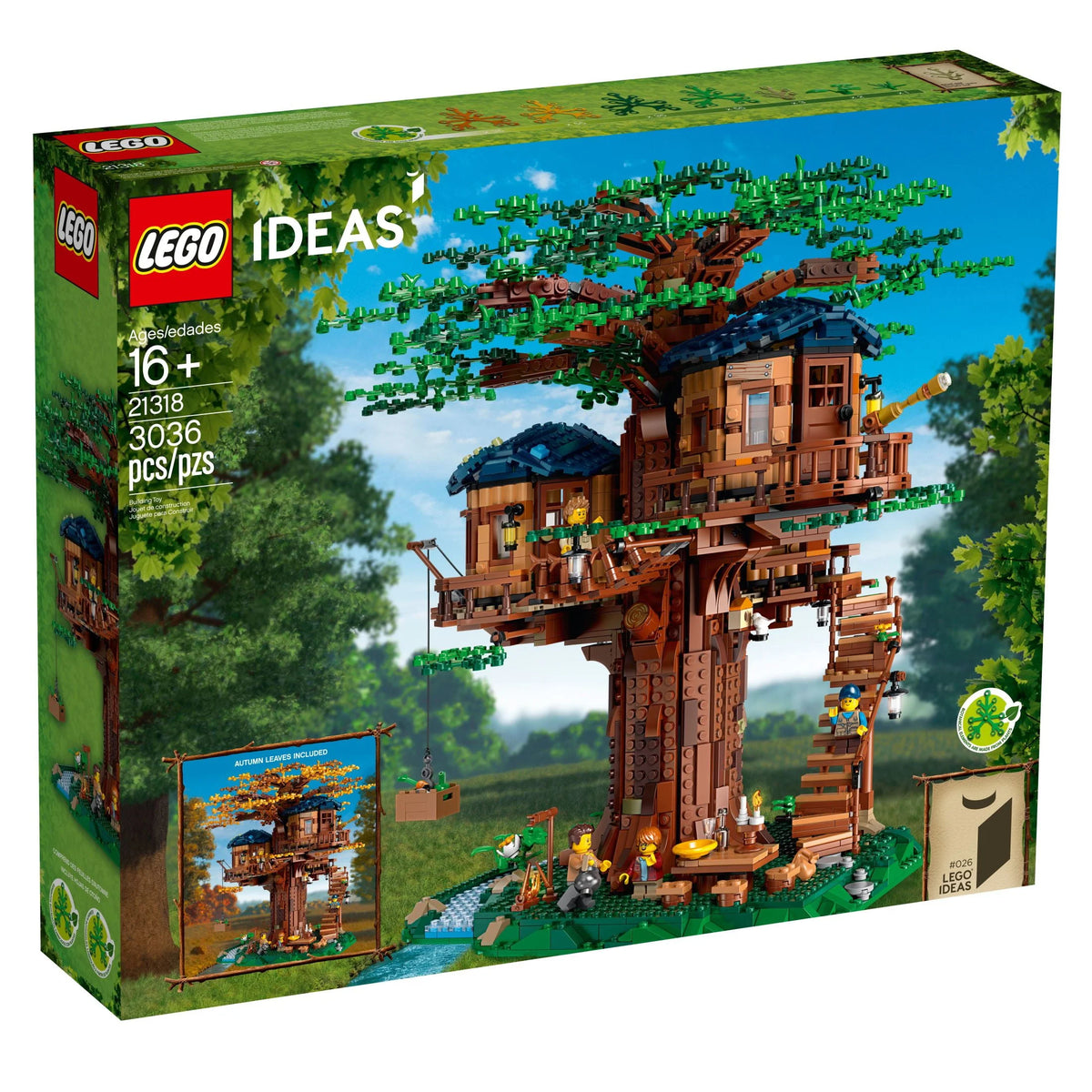 Tree House Model Construction Set with 3 Cabins K9777