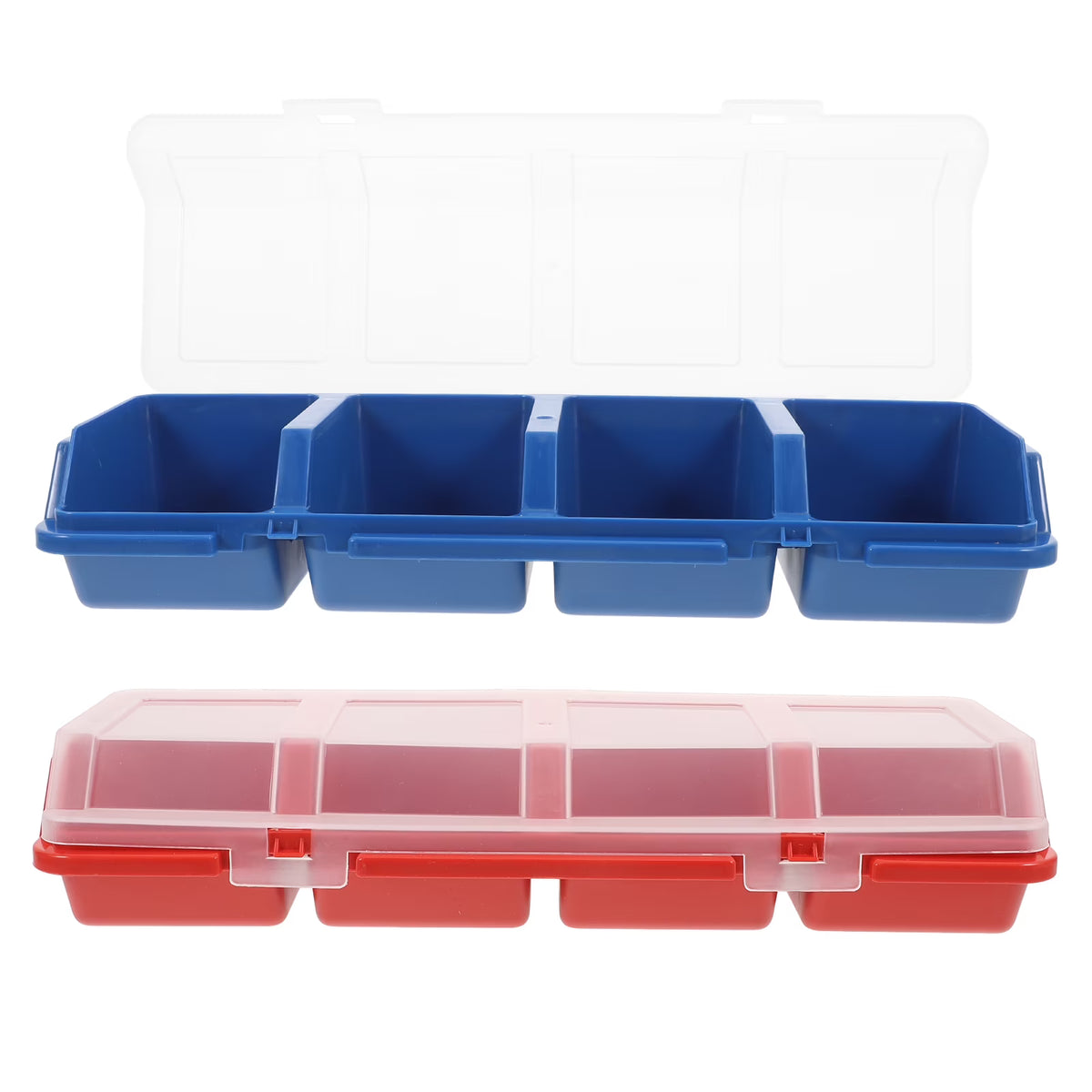 2 Pcs Screw and Nail Organizers Storage Parts Box S55996