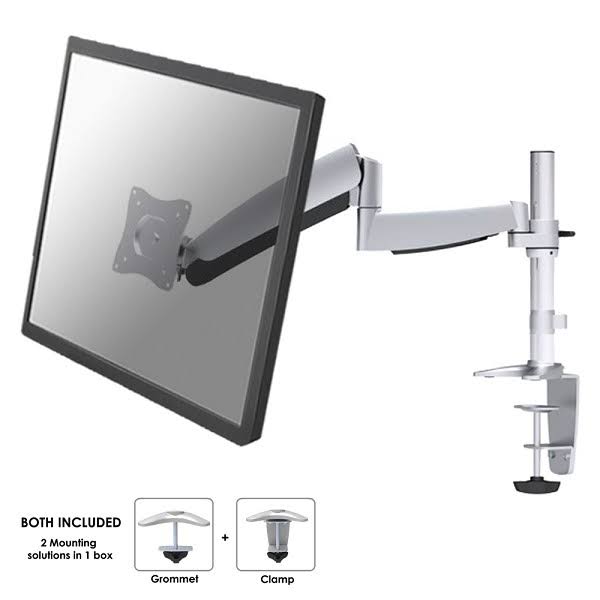 Silver Full Motion Desk Mount Clamp for 10-30 Monitor A70528