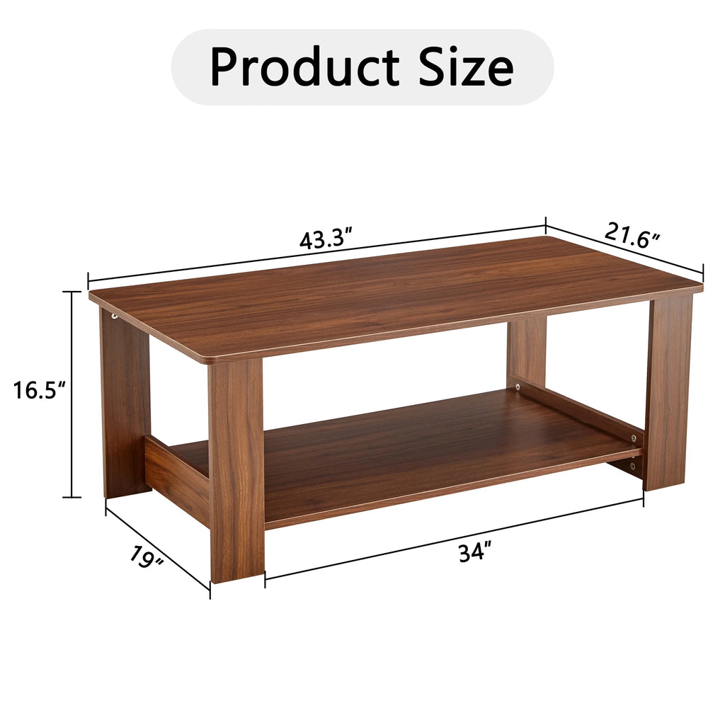Walnut Textured Lift Top Coffee Table with Storage O75054