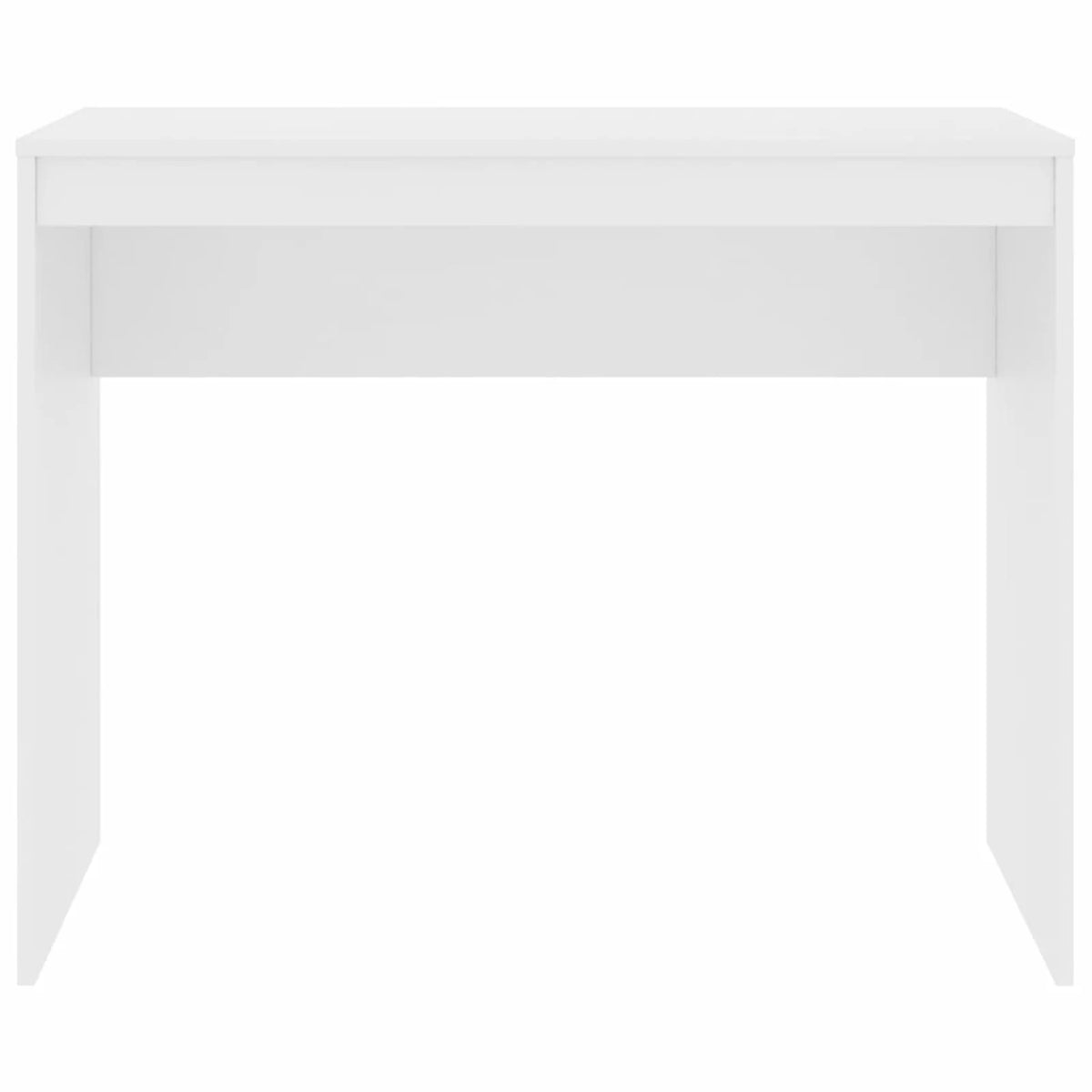 White Chipboard Computer Desk U69520