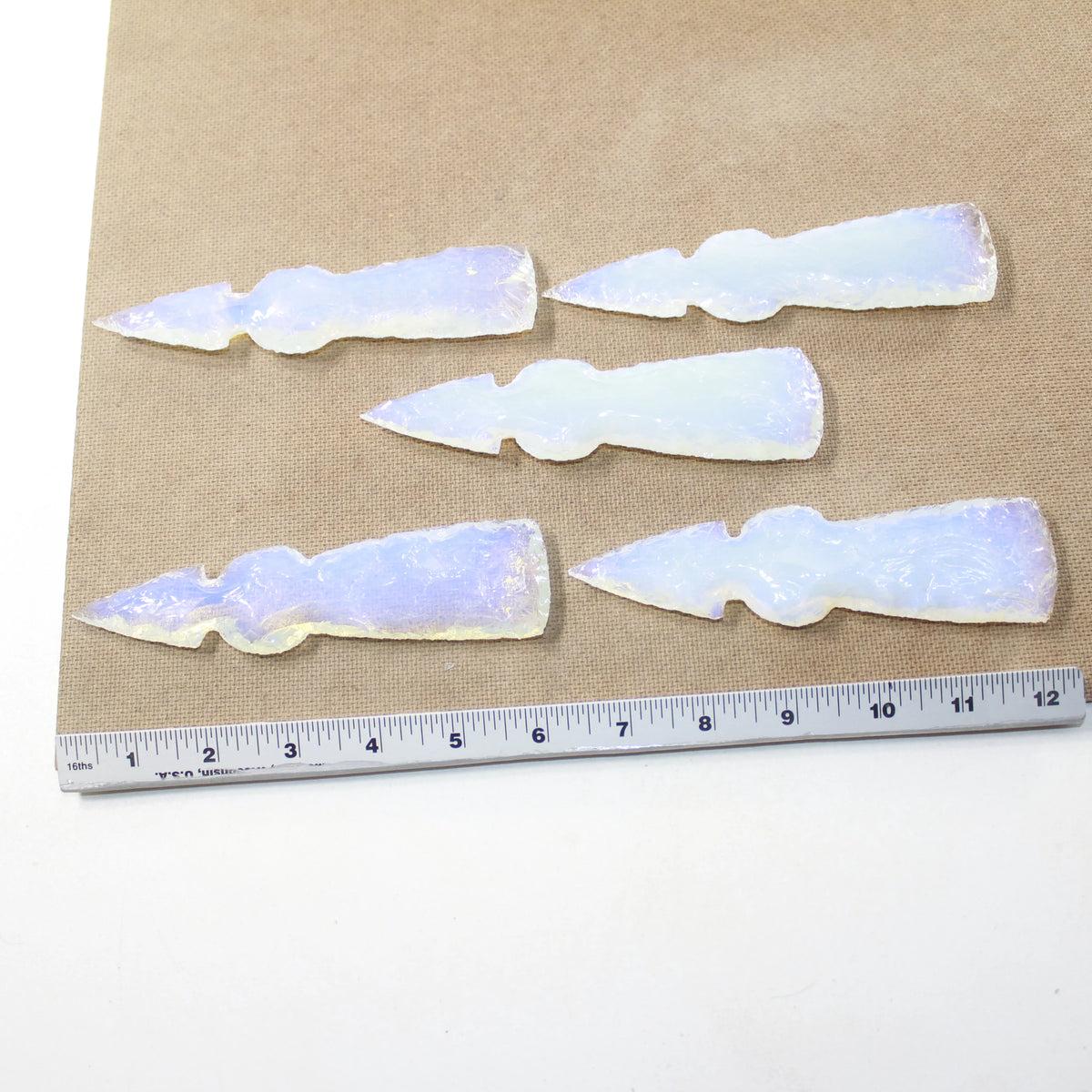Opalite Ornamental Tomahawk Heads Z78833