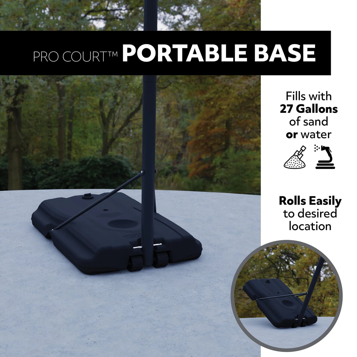 Adjustable Portable Basketball Hoop 44 inch U155155