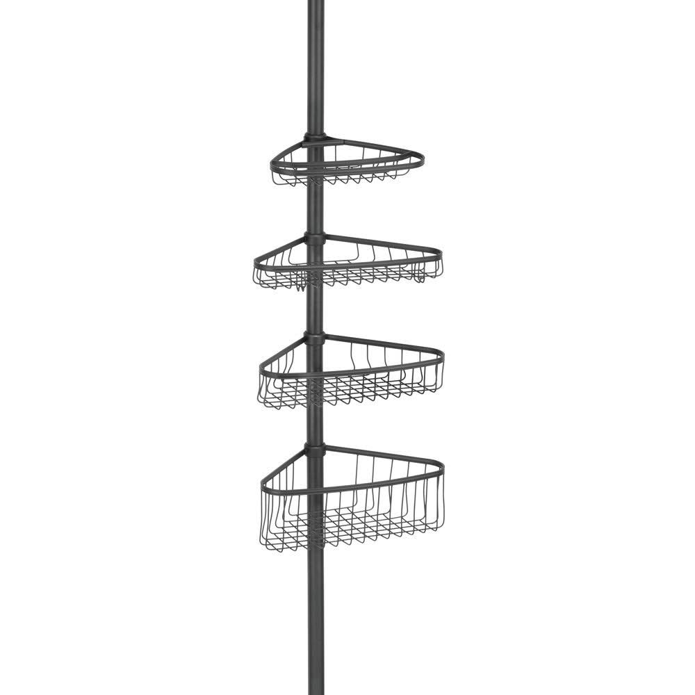 Matte Black Corner Shower Caddy Q101