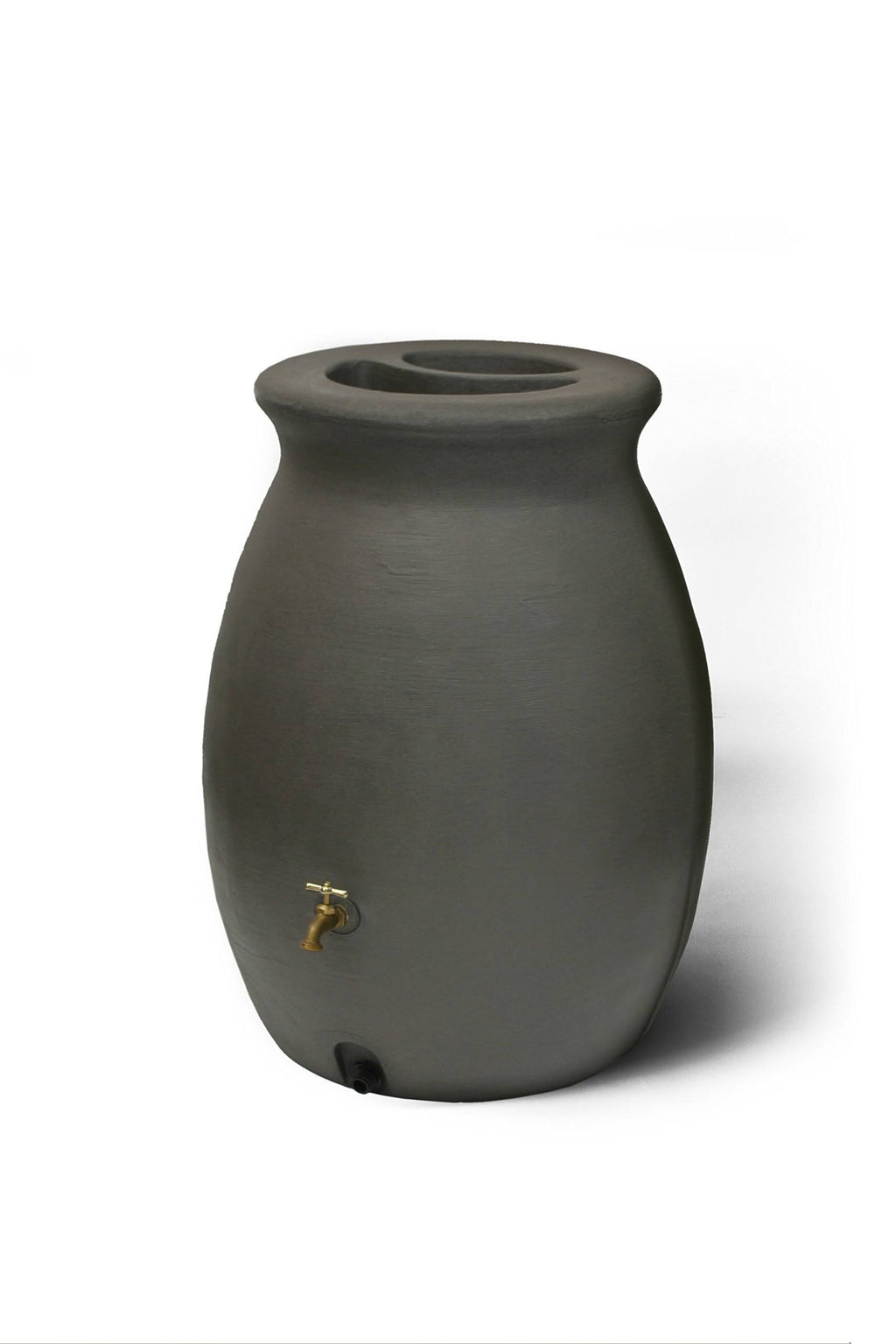 50 Gal Rain Barrel with Spigot Dark Brown U599