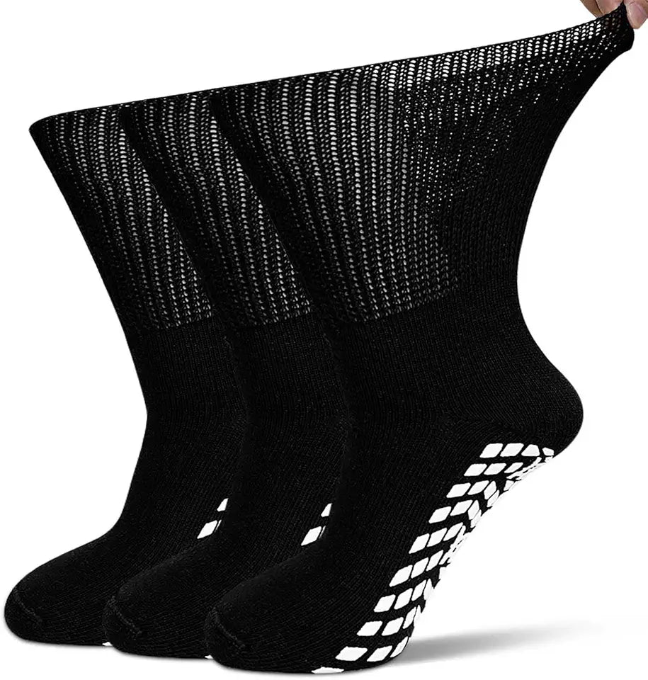 Non-Binding Extra Wide Non Slip Diabetic Socks 9-15 R571732