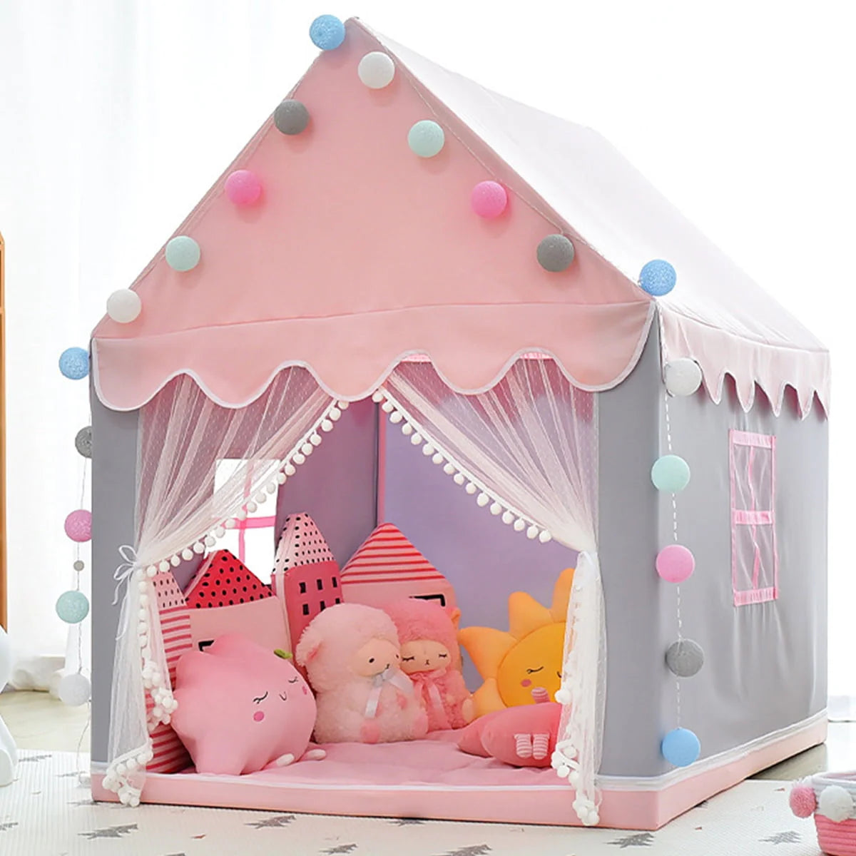Pink Kids Play Tent O675