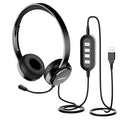 USB Computer Headset with Microphone Noise Cancelling L478