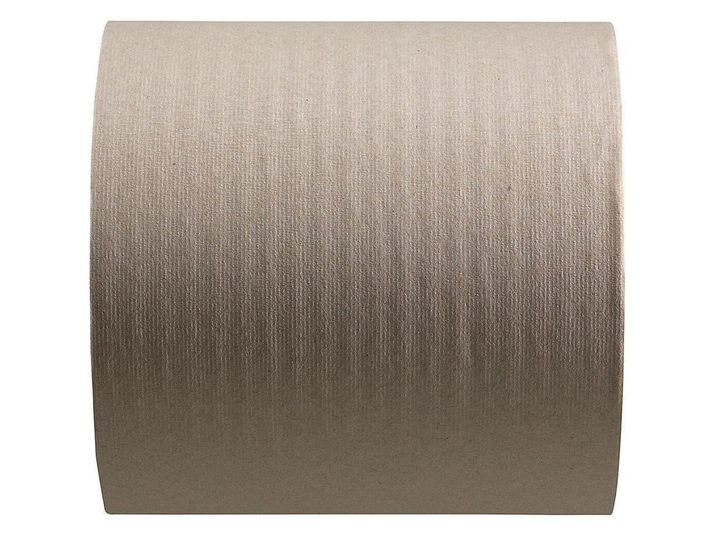 Brown Nonperforated Hardwound Roll Paper Towel 6 Rolls N690506