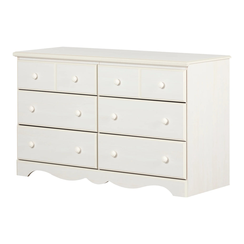 6 Drawer Double Dresser S664