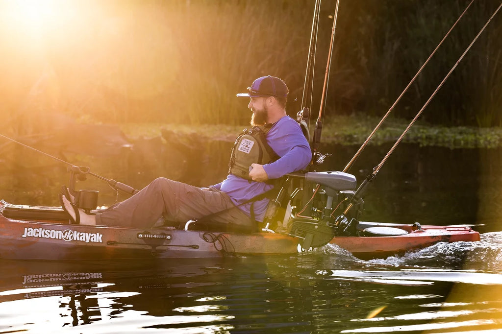 36 Lb. Thrust Saltwater Transom Mounted Electric Kayak Trolling Motor with 24 In. Shaft M43408