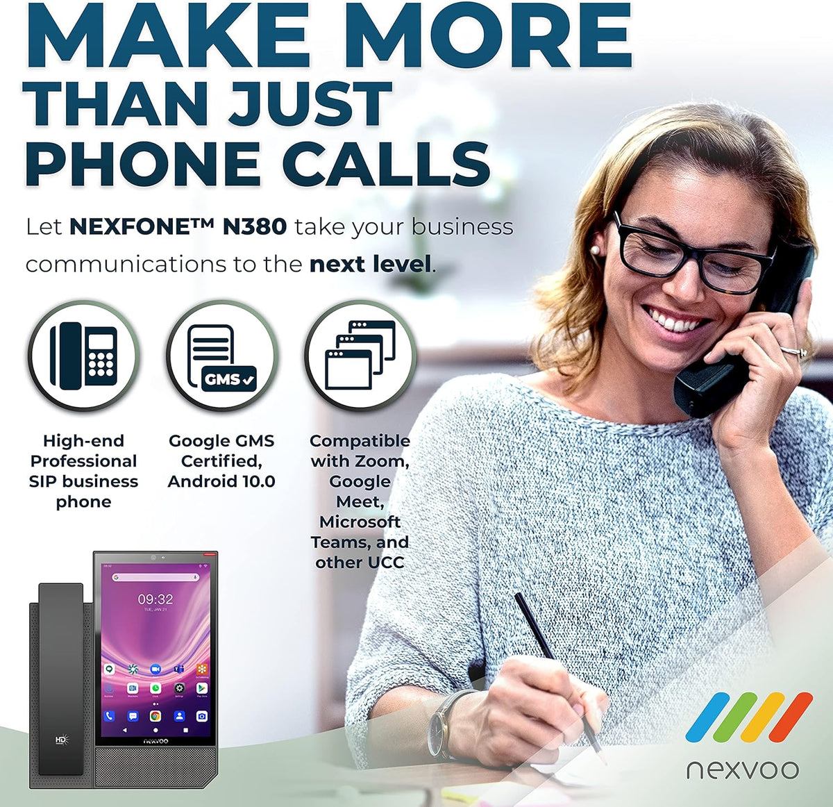 Executive Video Phone with 8-inch Display Screen Y1294