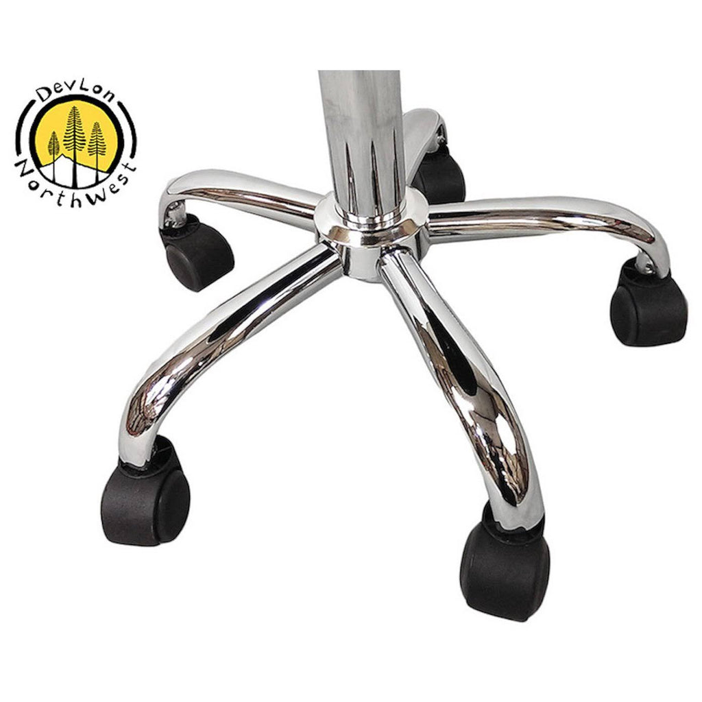 Pink Salon Stool with Back Rest V4614