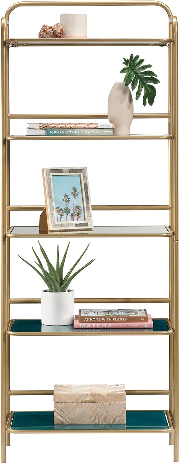 Bookcase, Satin Gold Finish R79641