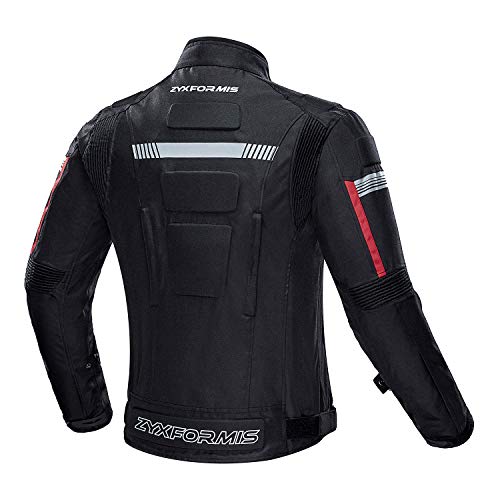Waterproof Motorcycle Jacket with Armoured Protective Gear P485225