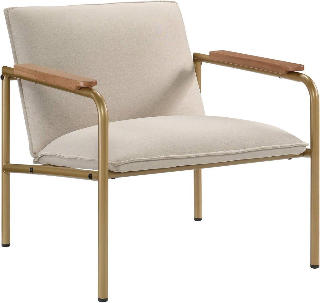 Camel Finish Lounge Chair L588
