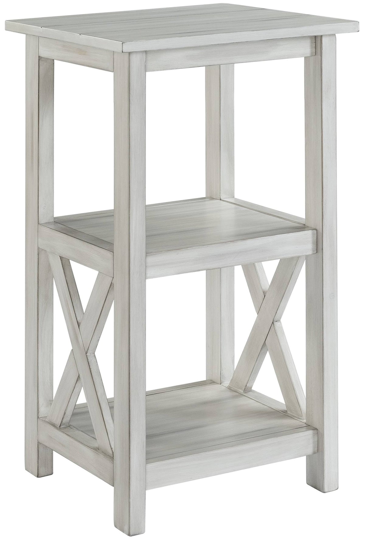 White Wash Bookcase X2876