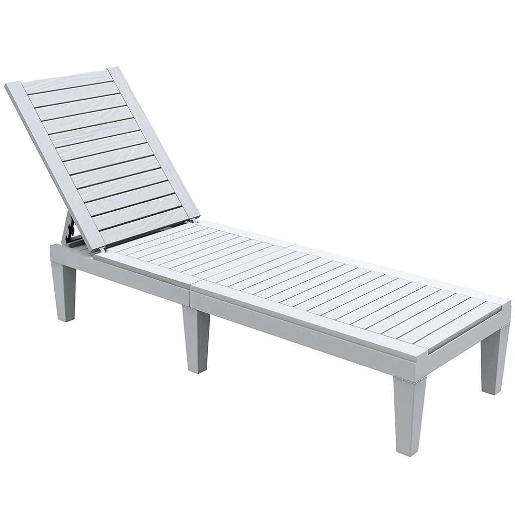 Black Adjustable Outdoor Lounge Chairs Q7359