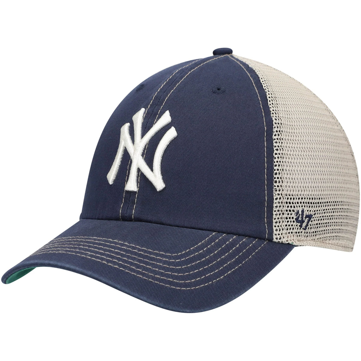 Men's Navy Trucker Snapback Hat C1237