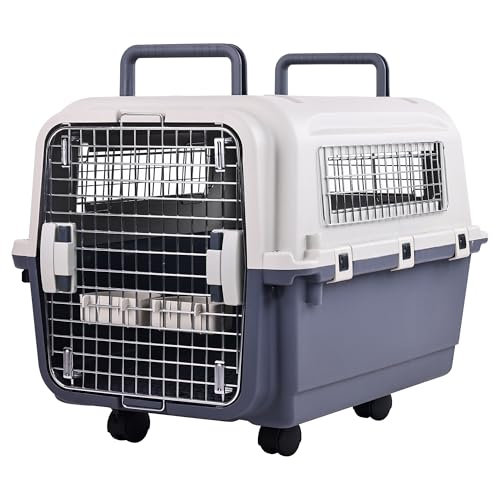 Plastic Airline Approved Travel Dog Crate, Medium X51977