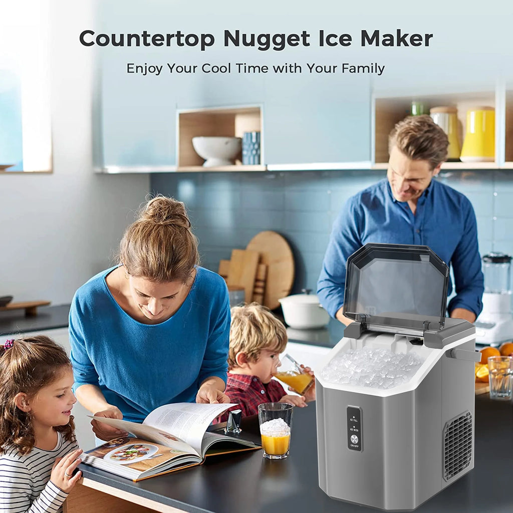 Portable Countertop Nugget Ice Maker 34lbs/24H X965728