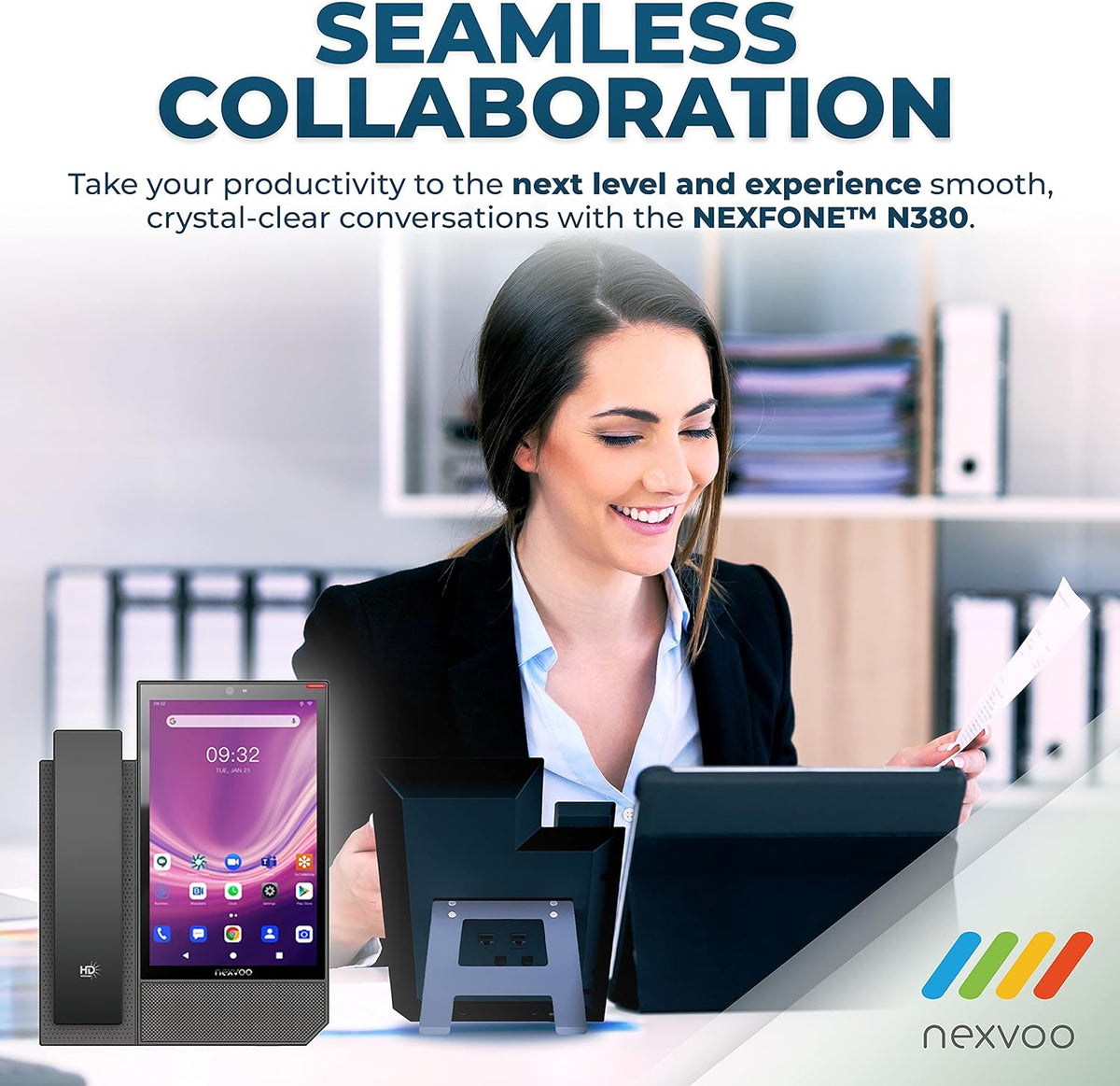 Executive Video Phone with 8-inch Display Screen Y1294
