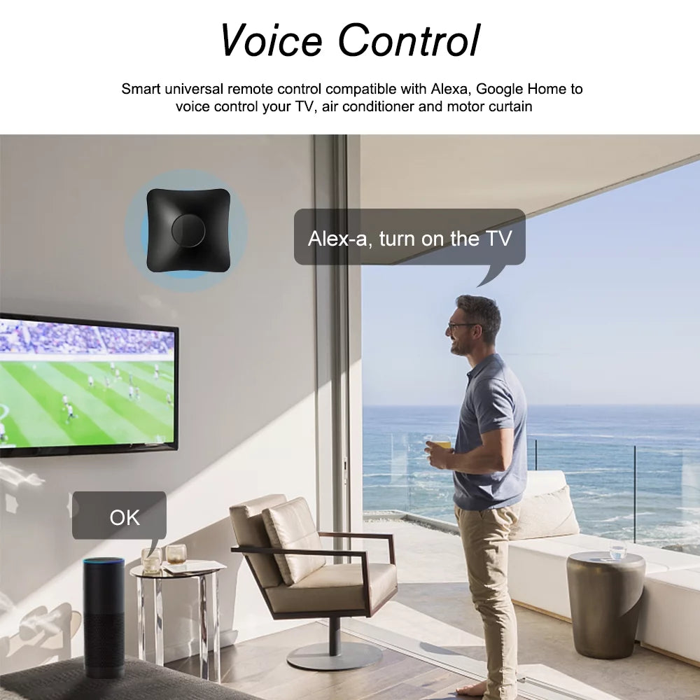 WiFi IR RF Universal Remote Controller D7851
