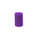Purple Pillar Candle 24Pcs B54244