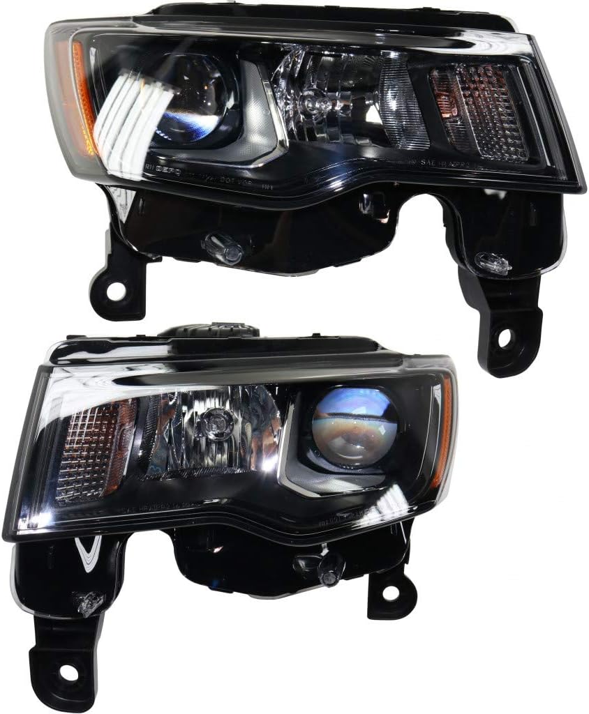 Jeep Grand Cherokee Driver Side Halogen Headlight Assembly A195584