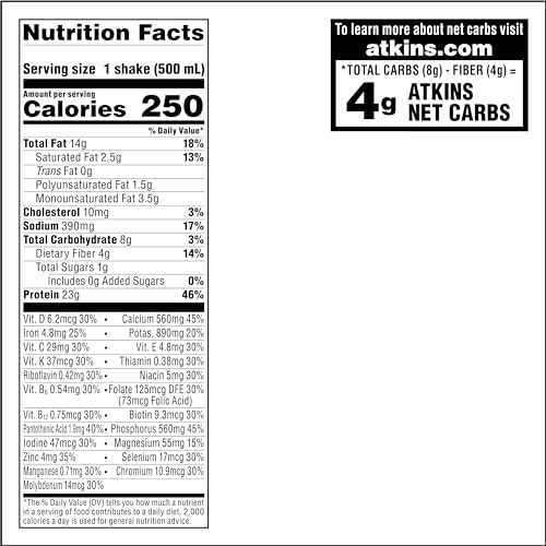 Creamy Chocolate Protein Shake 23g Protein 12 Count B726