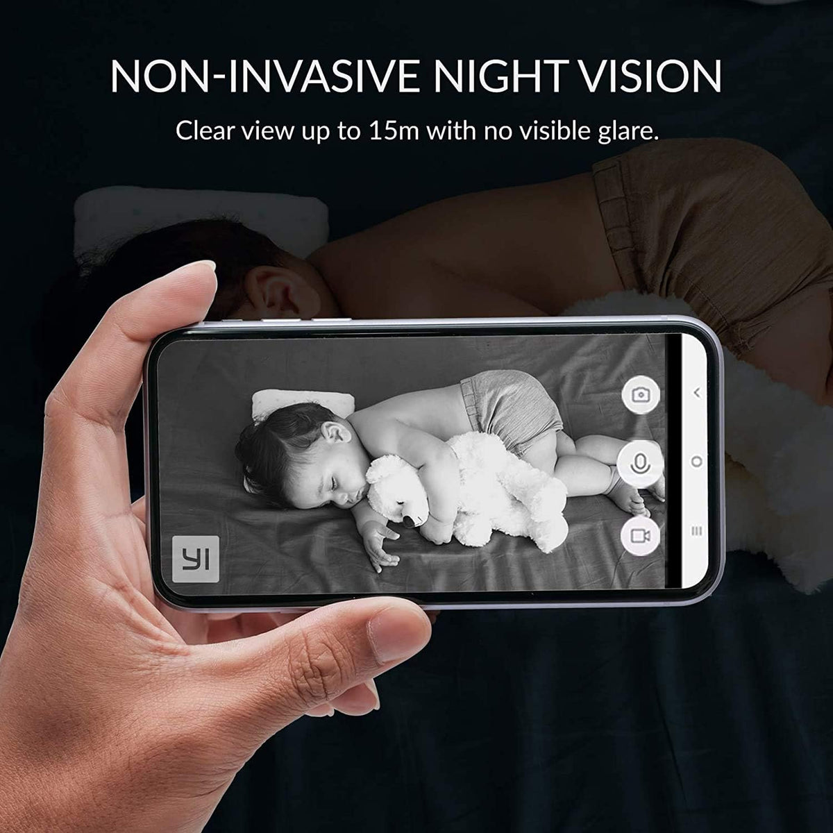 1080p WiFi Indoor Security Camera with Night Vision A376782