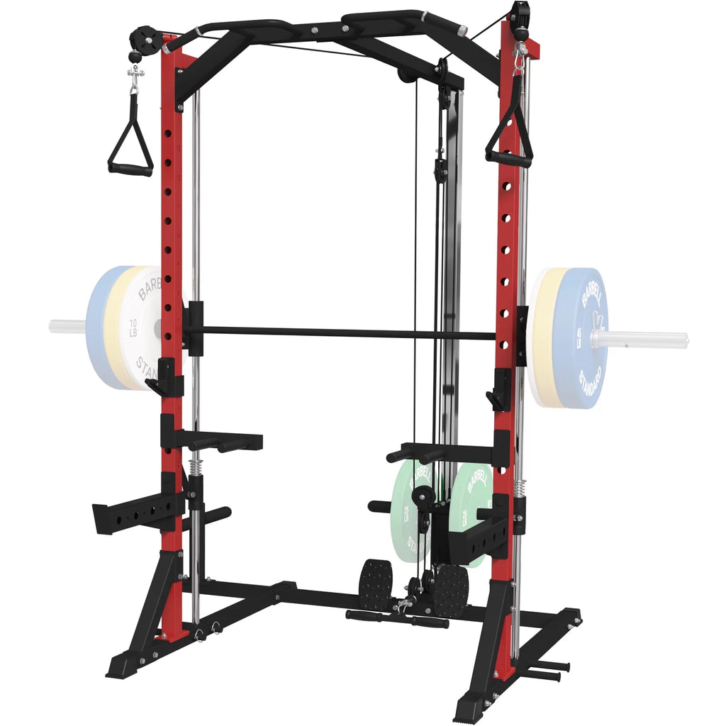 Smith Machine Squat Rack with Cable Crossover System O930997