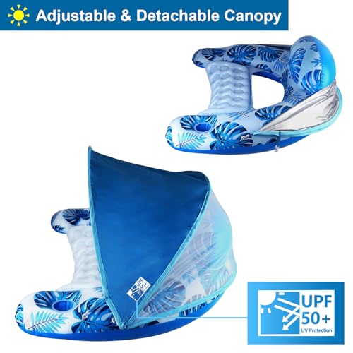 XL Pool Float with Canopy and Cup Holder C2224