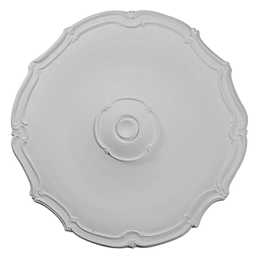 18 7/8x22OD x 1 1/2x22P Hand-Painted Ceiling Medallion F49758