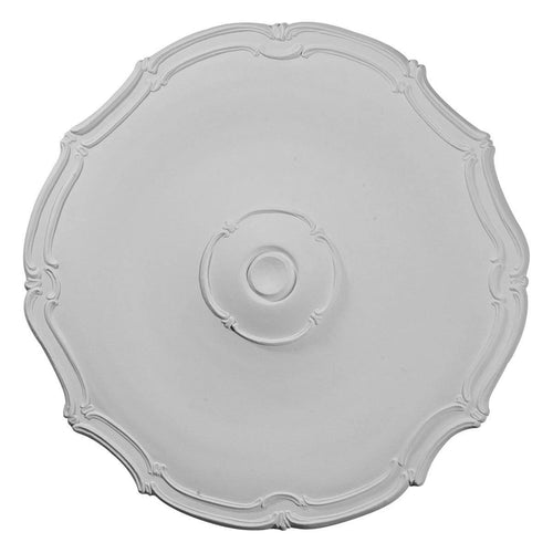 18 7/8x22OD x 1 1/2x22P Hand-Painted Ceiling Medallion F49758