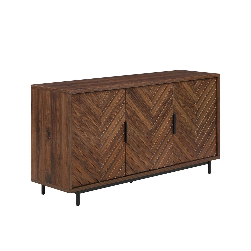 Walnut Finish TV Stand L3807