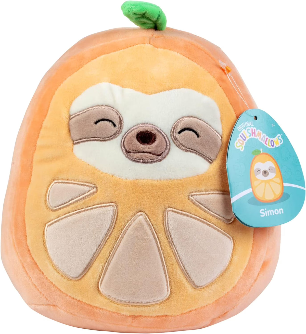 8" Orange Sloth Plush Stuffed Animal Toy G20965