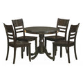 5 Piece Cappuccino Wood Kitchen Set K940