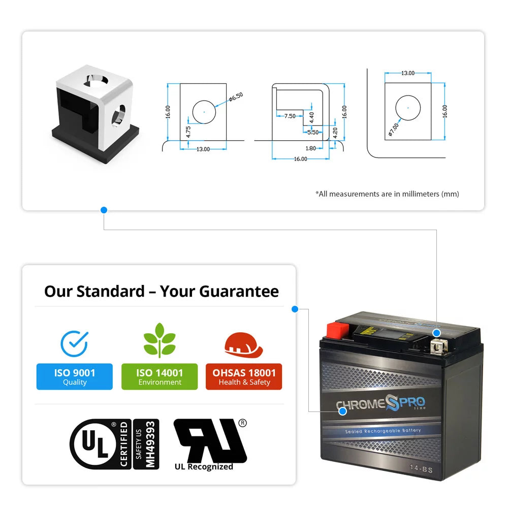 Ytx14-Bs Scooter Battery D120902
