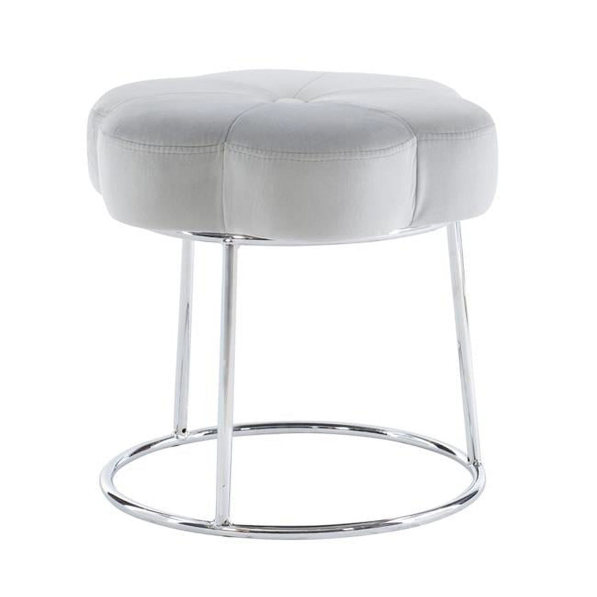 Gray Accent Vanity Stool S507