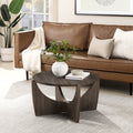 28" Modern Glam Arch-Base Coffee Table O61127