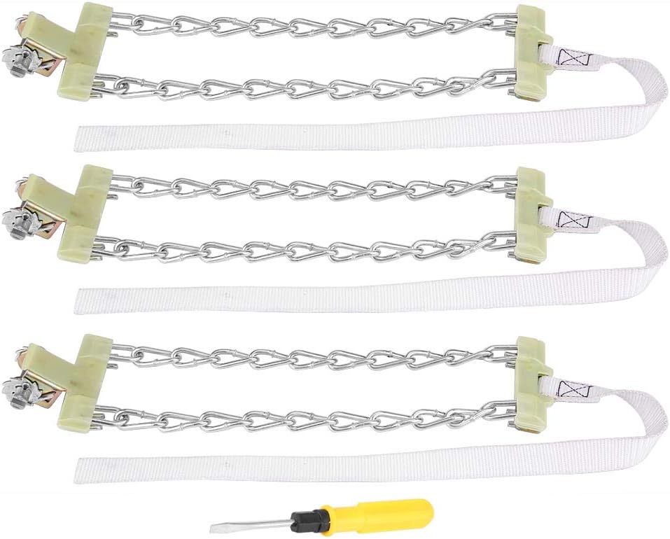 3pcs Steel Tire Chain for Car Truck SUV E54477