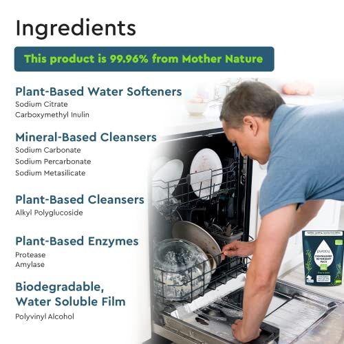 Natural Dishwasher Detergent Pods 50 Count D122642