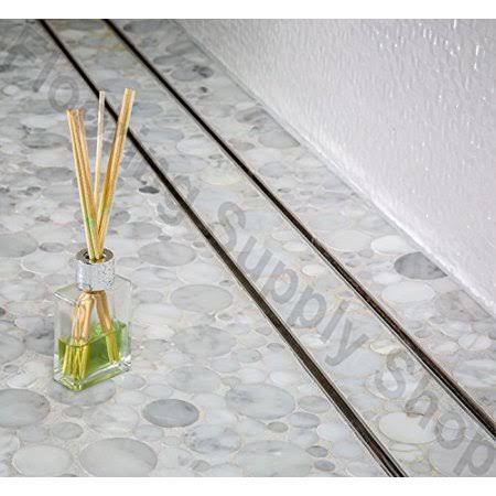 Tile Insert Stainless Steel Shower Drain 30 inch Z455563