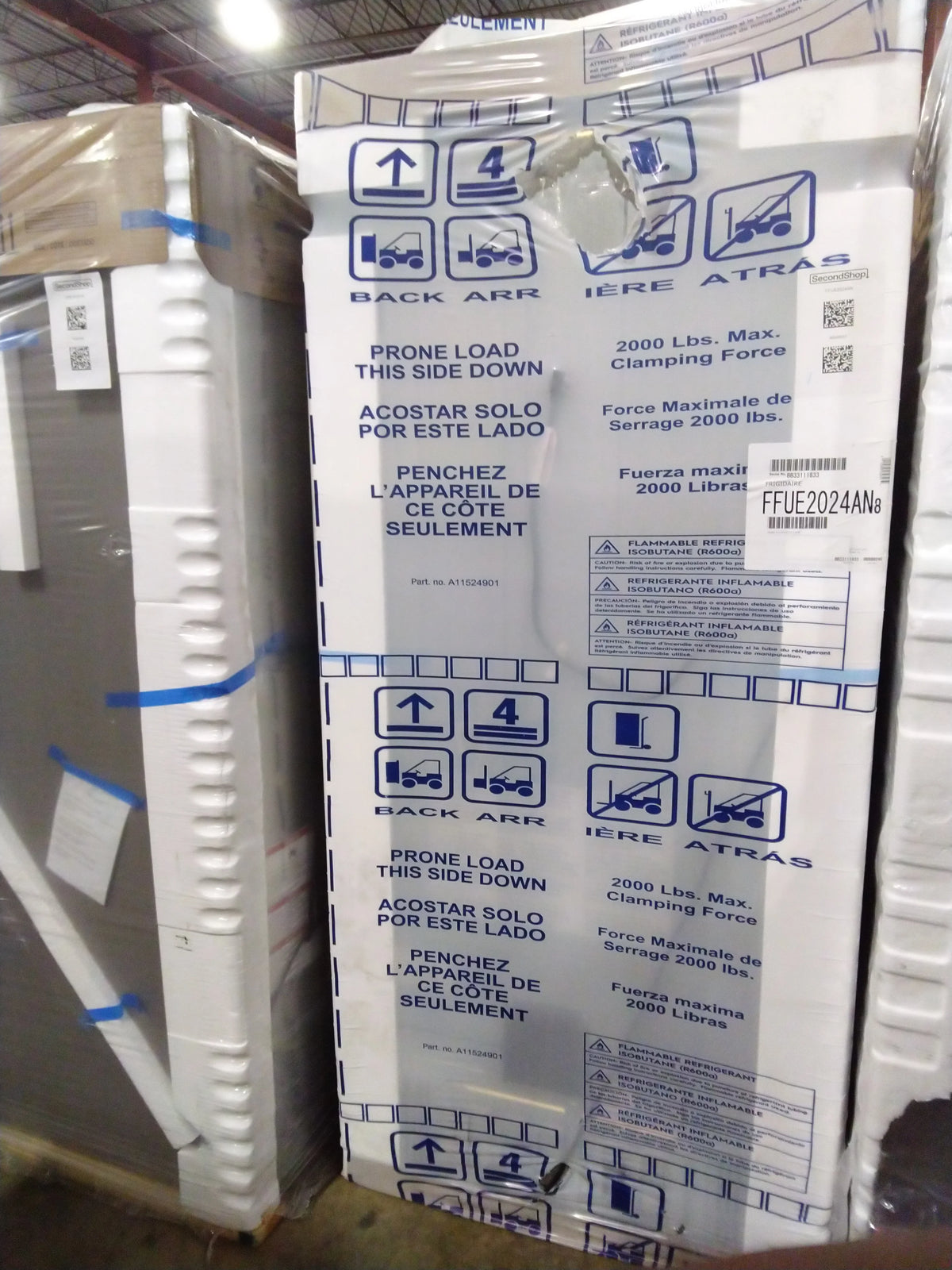 20 CU FT. Upright Freezer with Auto-Close Doors R34855