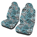 Zebra Leopard Print Car Seat Covers 2 Pack V47308